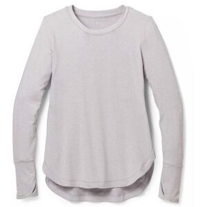 Athleta Gray Uptempo Top Size Small UPF 50+